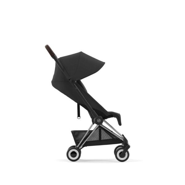 Cybex COYA Compact Stroller - Chrome / Dark Brown / Sepia Black
