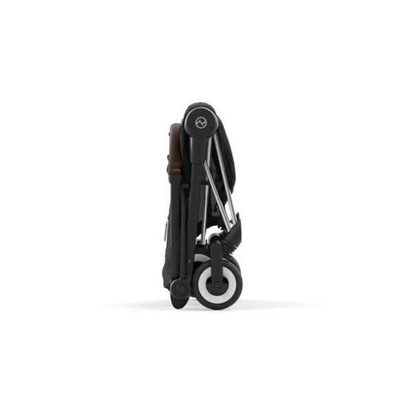 Cybex COYA Compact Stroller - Chrome / Dark Brown / Sepia Black