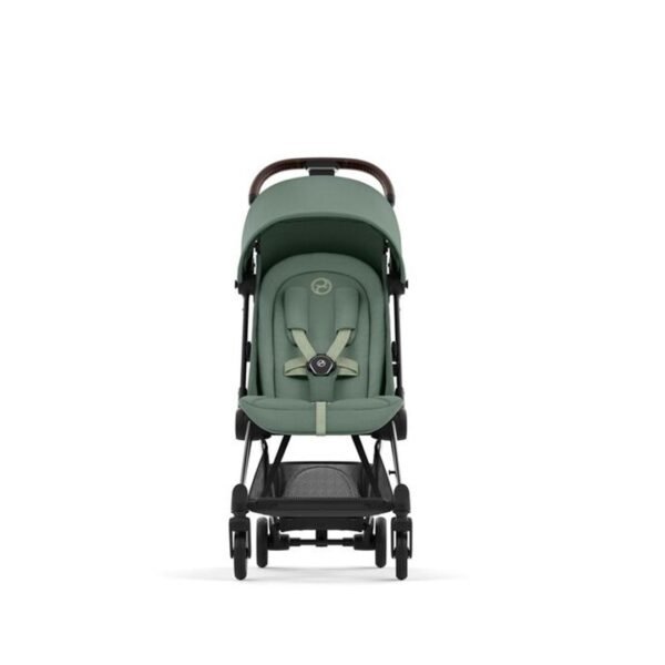 Cybex COYA Compact Strolle - Chrome Dark Brown/Leaf Green