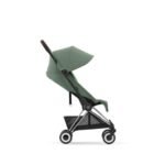 Cybex COYA Compact Strolle - Chrome Dark Brown/Leaf Green