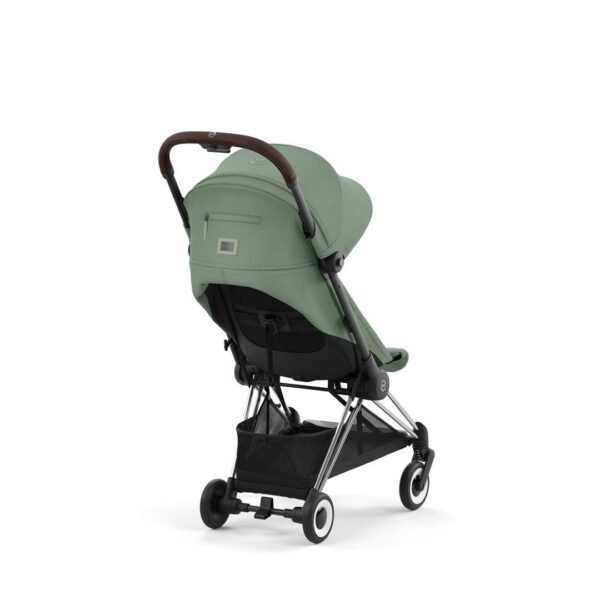 Cybex COYA Compact Strolle - Chrome Dark Brown/Leaf Green