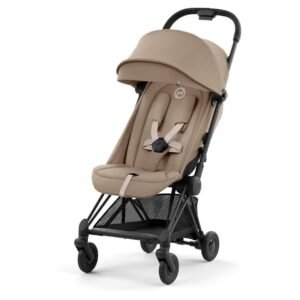 Cybex COYA Compact Stroller - Matte Black / Cozy Beige
